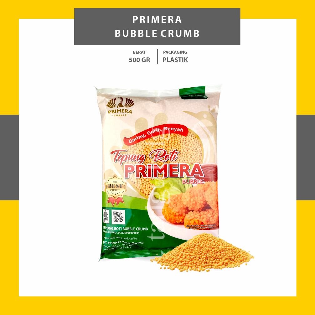 

500GR PRIMERA Bubble Crumb - Tepung Crispy Orange - Tepung Roti Bulat Crumb - Butiran Crispy Nugget Nugi