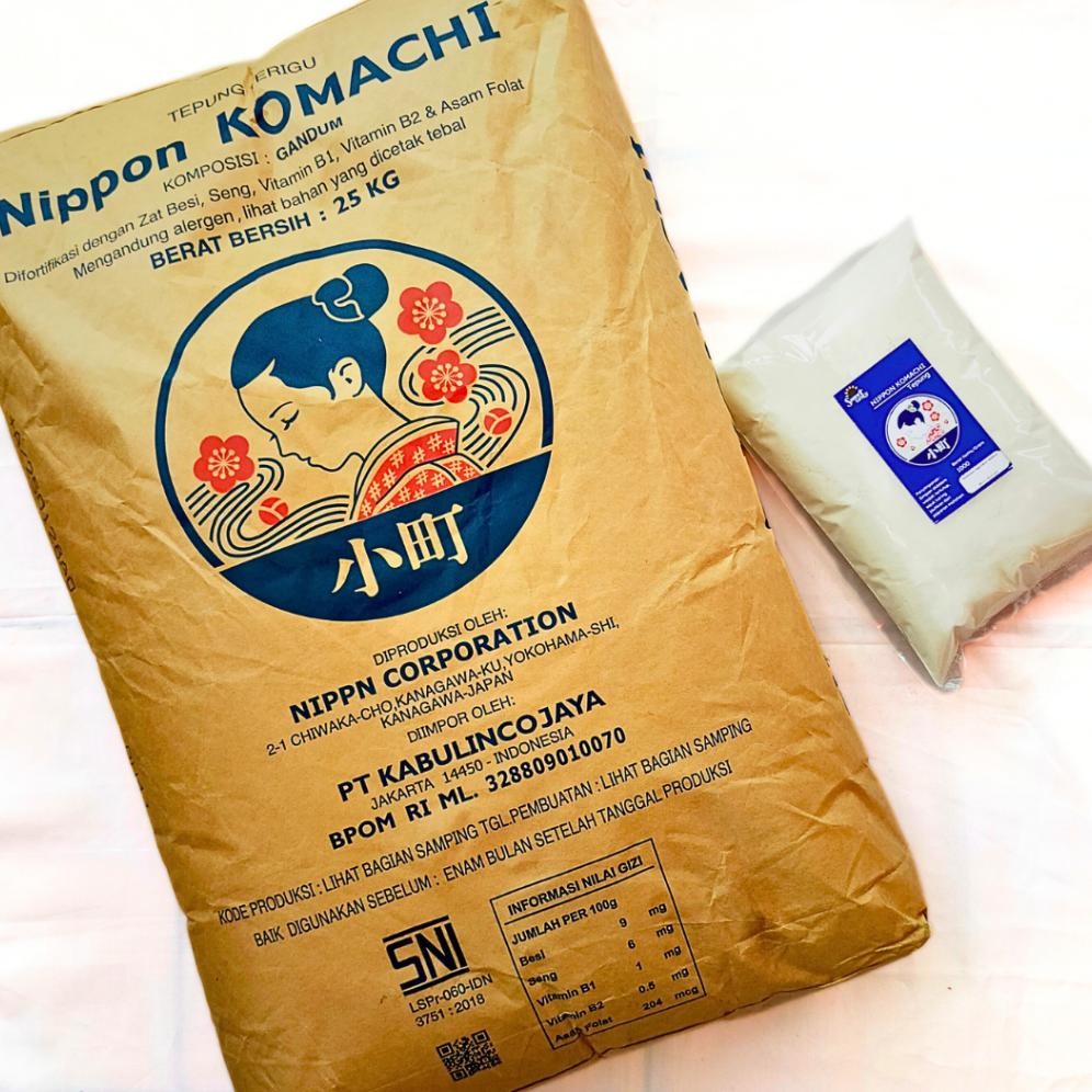 

Tepung Nippon Komachi 1 Kg /Tepung Jepang Nugi