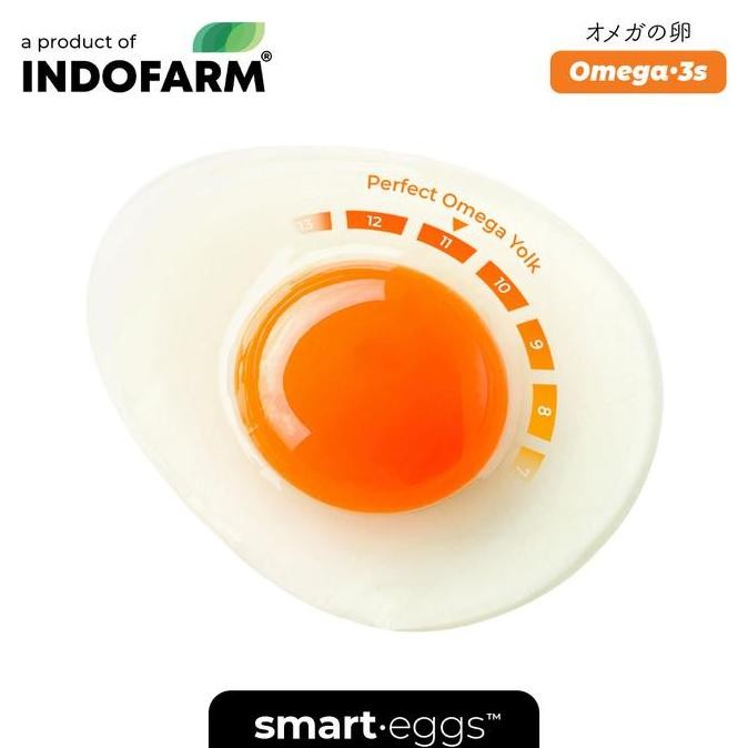 

Telur Omega 3 Organik - INDOFARM Smart Eggs is