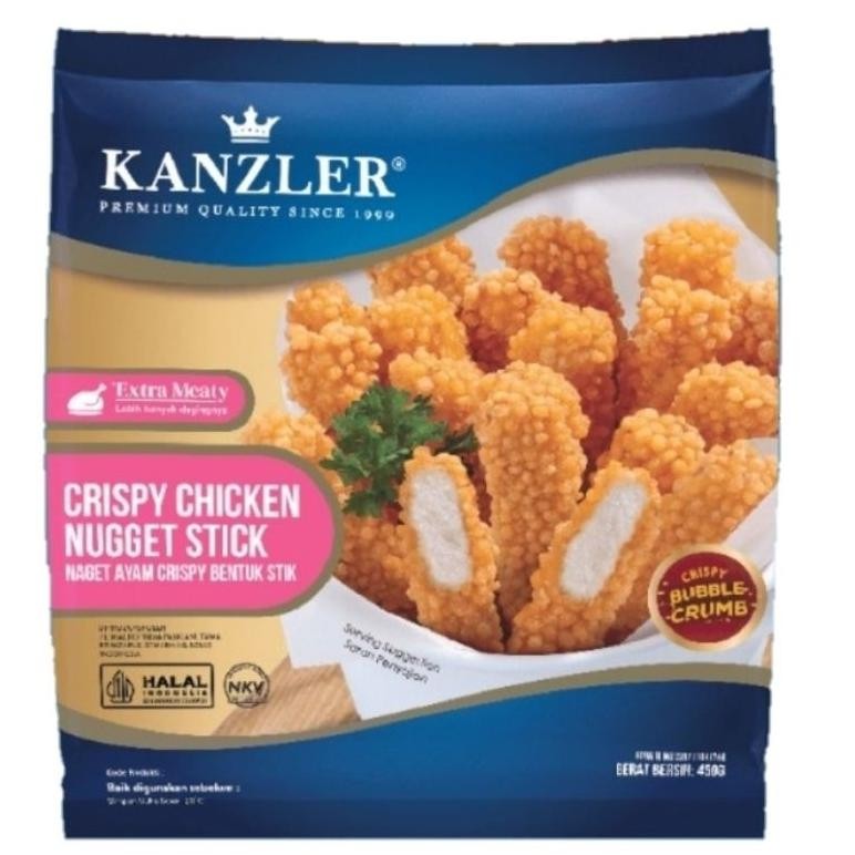 

Kanzler Crispy Chicken Nugget Stick 450 Gr Halal Frozen Nugi
