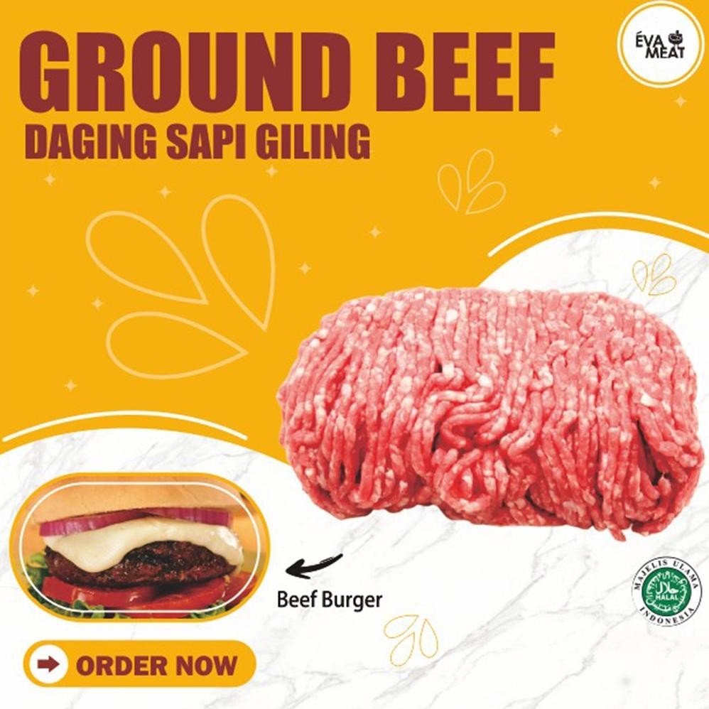 

Daging Cincang - Daging Giling - Ground Beef - Minced Beef - Burger - Patty - Daging Cincang Bandung Nugi