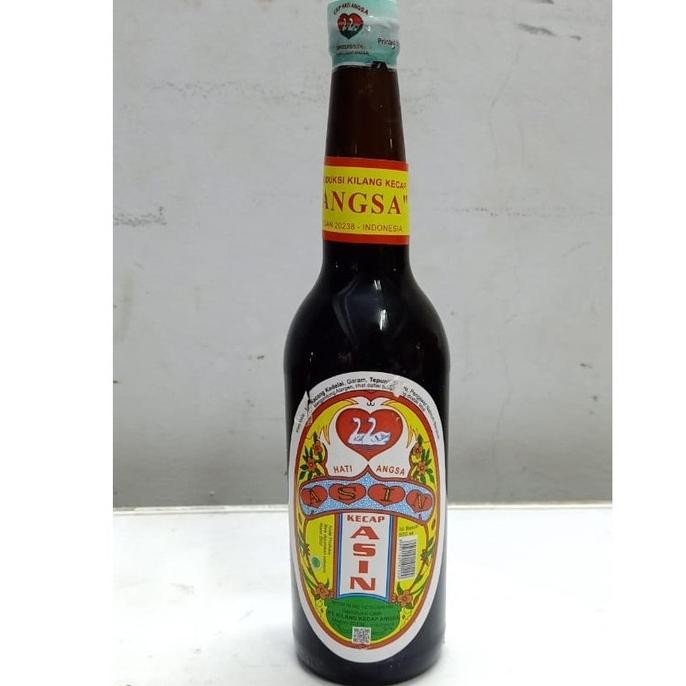 

(Instant Only) HATI ANGSA Kecap Asin Botol 600 ML Nugi