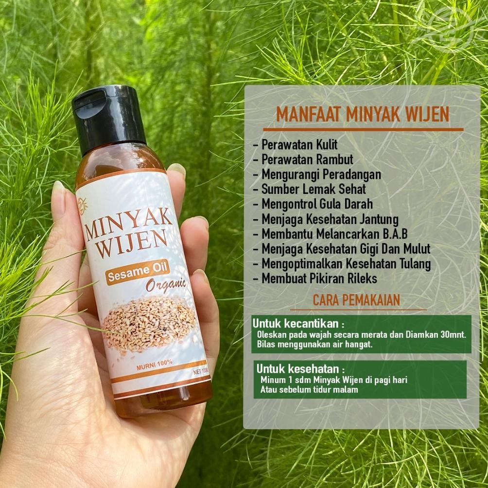 

Minyak Wijen Asli Original 100ml Antioksidan Sehat Nugi