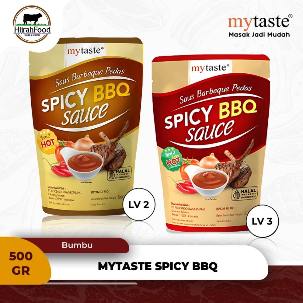 

MyTaste Spicy Barbeque | Saus BBQ - Hot (500 Gram) Nugi