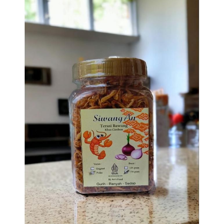 

Siwang - 170gr Bawang Goreng Terasi / Terasi Bawang Khas Cirebon Indramayu Nugi