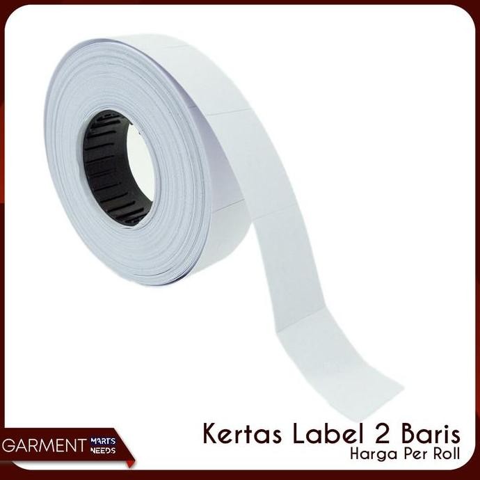 

New Stock - Isi Label Harga 2 Baris 1 Roll Alat Price Labeller Refill