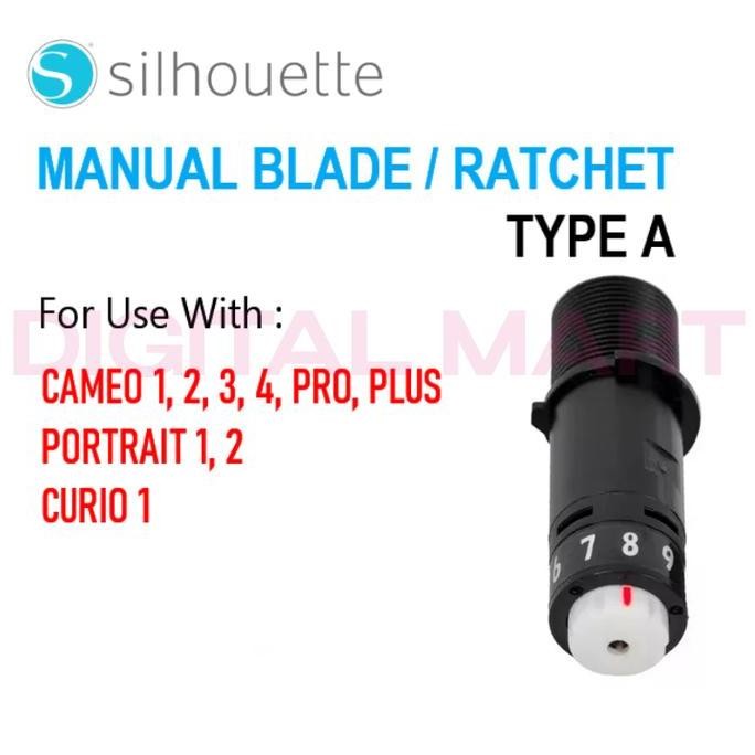 

Promo Blade SILHOUETTE Cameo 1 Cameo 2 Manual Pisau Bilah Holder Cutting Ratchet Adjustment COD