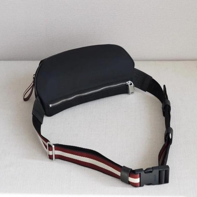 Baru Bally Waistbag Finlei Belt Bag Pria Wanita Nylon Leather Original