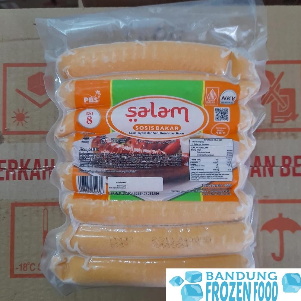 

Salam Sosis Bakar Kombinasi Jumbo 600 Gr Isi 8 Nugi