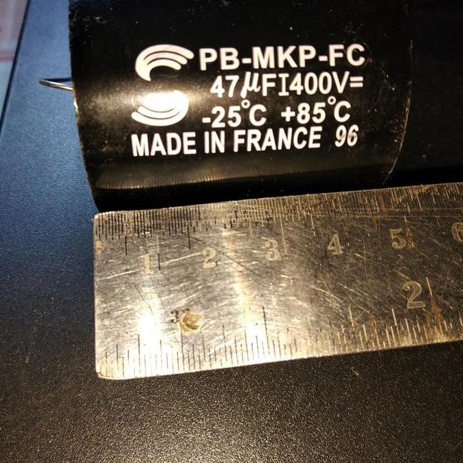 Capacitor 47Uf 400V Surenbig Kapasitor Mkp Solun Solen 400V 47Uf Franc
