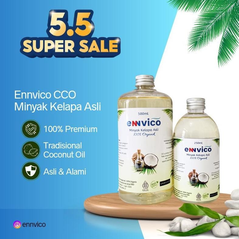 

Promo Diskon 50% ! Minyak Kelapa Asli Kletik Tradisional Coconut Oil Minyak Kelapa Murni Kemasan 250ml 500ml CCO Nugi