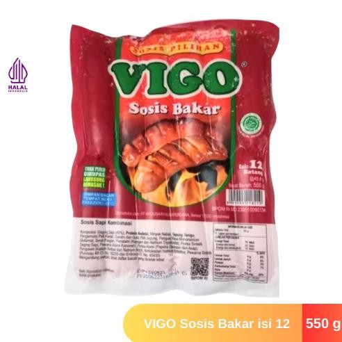 

Vigo Sosis Bakar Isi 12 Halal Beku 550gr Nugi