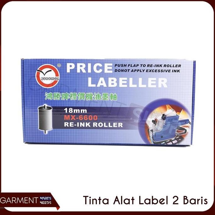 

New Stock - Tinta Alat Label Harga 18 Mm Untuk Price Labeller 2 Baris Mx 6600 Toner