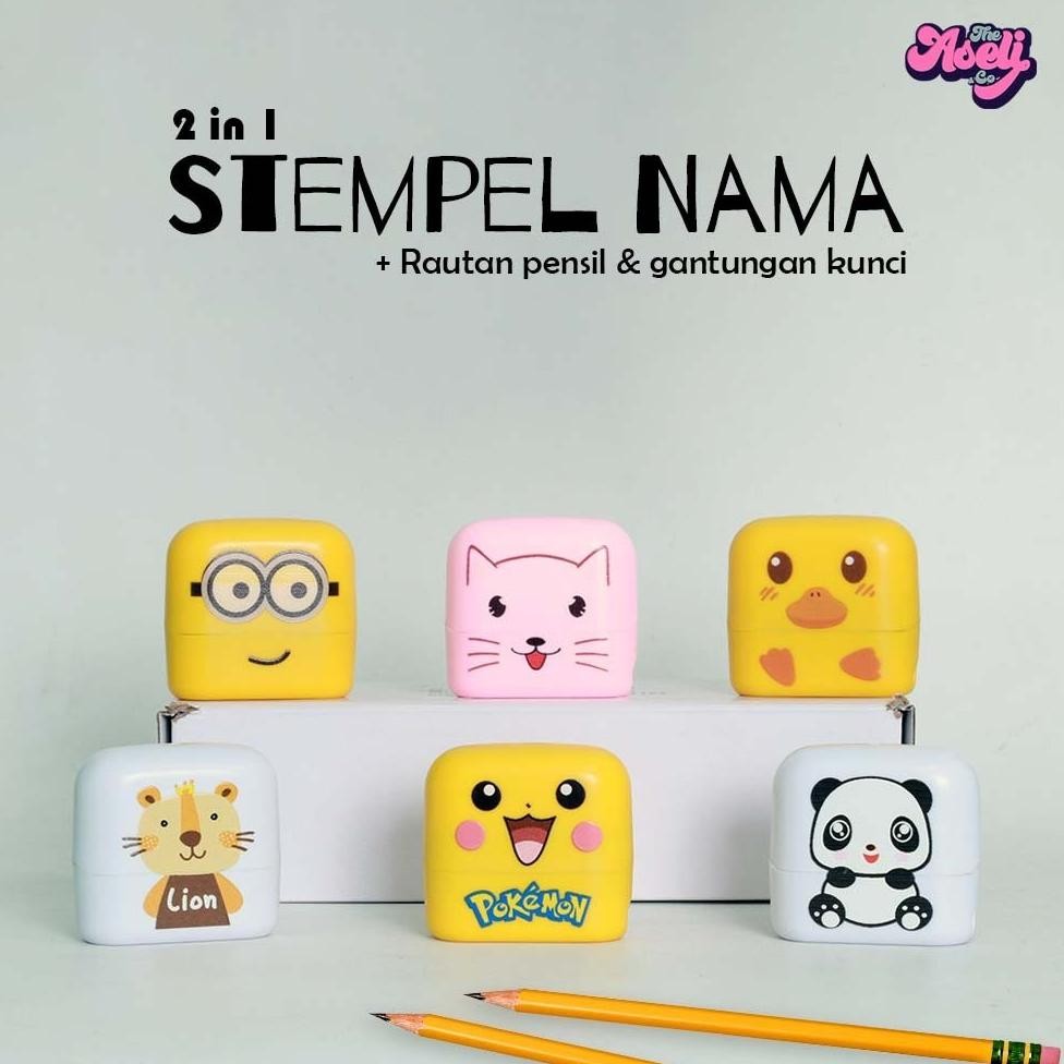 

Stempel gantungan kunci custom nama RB3