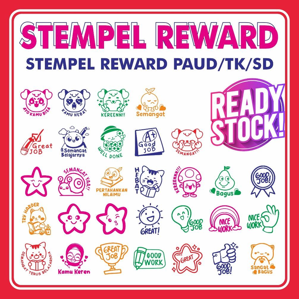 

Stempel Nilai Reward, PAUD / TK / SD / Home Schooling RB3