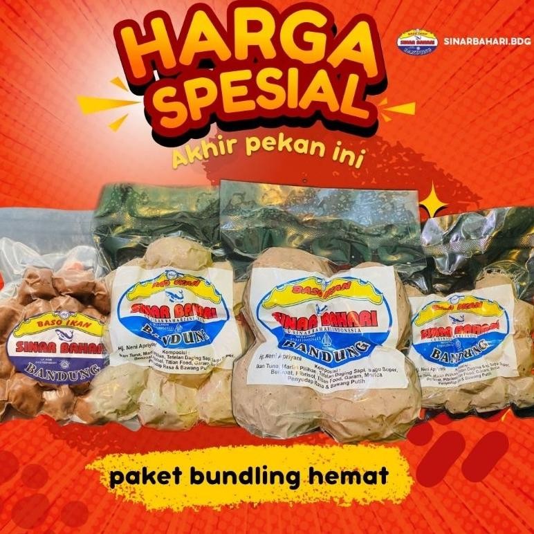 

Paket Hemat/Bakso Ikan Sinar Bahari Isi 54 Biji Nugi