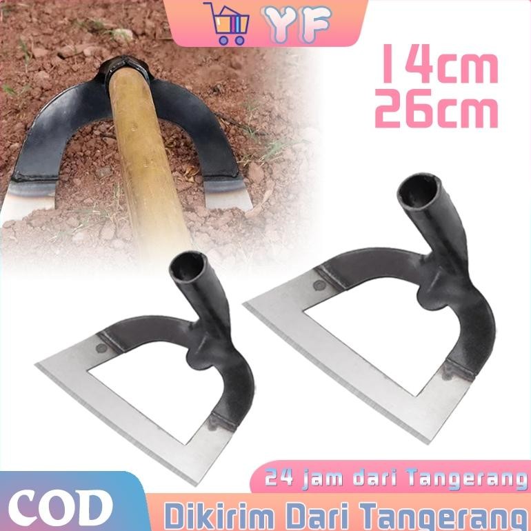 READY STOCK Cangkul Berongga Baja Mangan Cangkul Berkebun Cangkul Rumput Liar