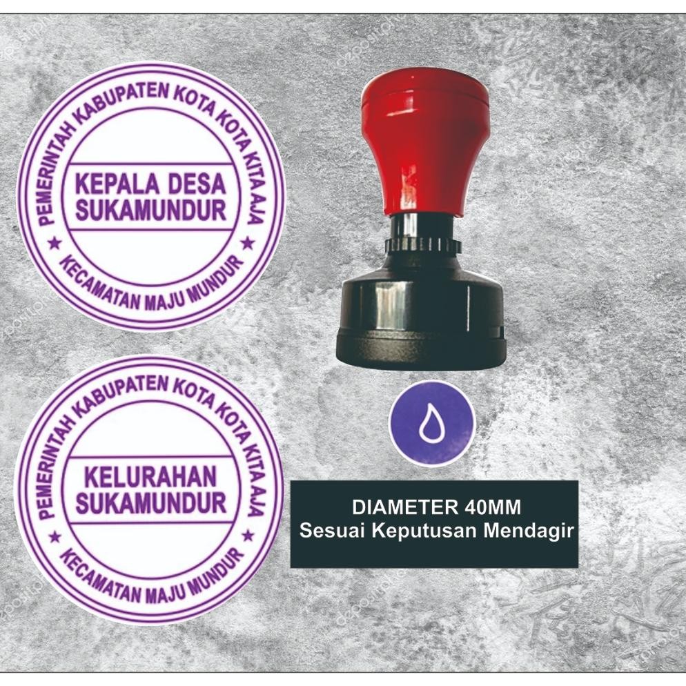 

Stempel Kepala Desa / Kelurahan Sesuai Keputusan Mendagri No. 45 Tahun 1998 RB3