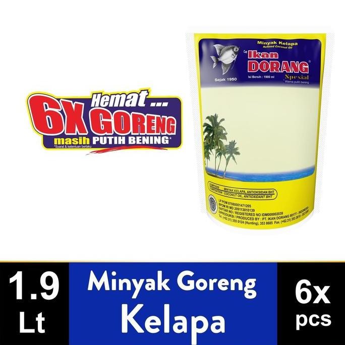 

Minyak Goreng Ikan Dorang Special 1.9L - Paket 6 Pcs Khusus Seafood Diskon!