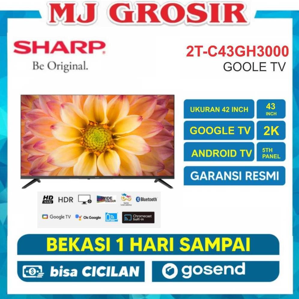 PROMO LED TV SHARP 42" 42EG / 43GH3000 HDMI ANDROID TV Nugi