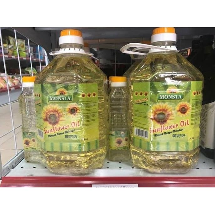 

Minyak Bunga Matahari Monsta 3.25L - Sunflower Oil Premium Diskon!