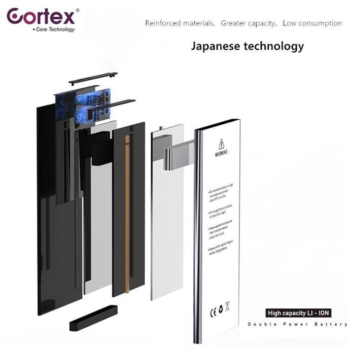 Baterai Cortex iP XR-XS-XsMax-11-11Pro-11ProMax-SE2020 Double Power High Capacity LI-ION Original - 