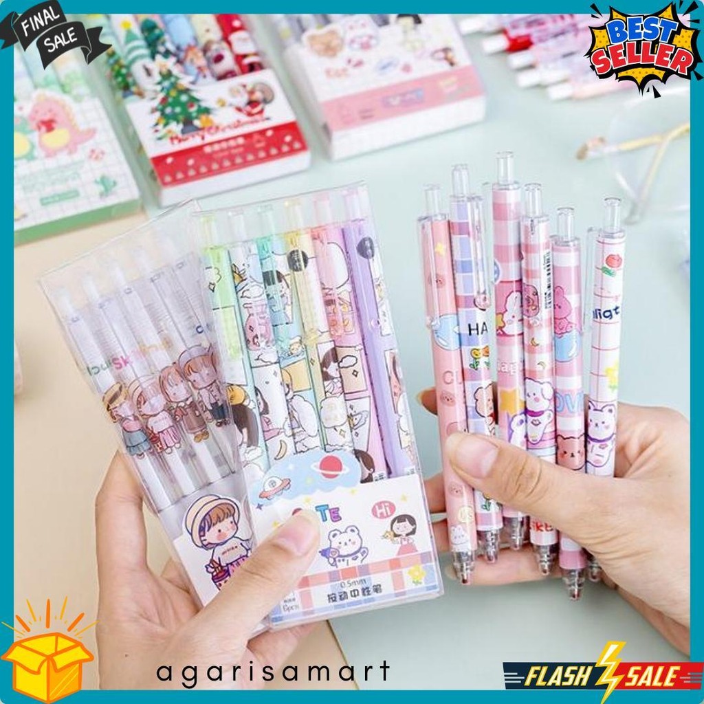 

Moka 6Pcs Pulpen Gel Mekanik 0.5Mm / Ballpoint Mekanik Mkp139 Flash Sale! Diskon Hingga 70%