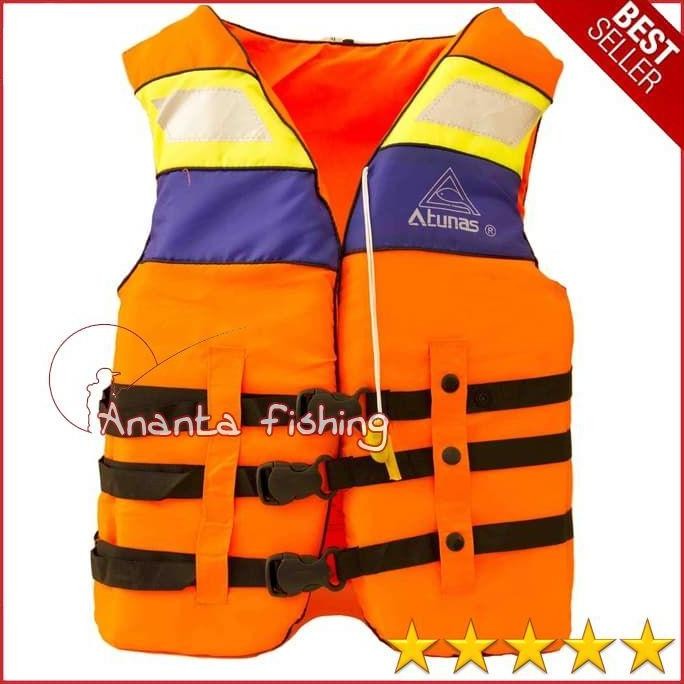 Jaket Rompi Pelampung Baju Renang Peralatan Snorkling Ukuran Dewasa