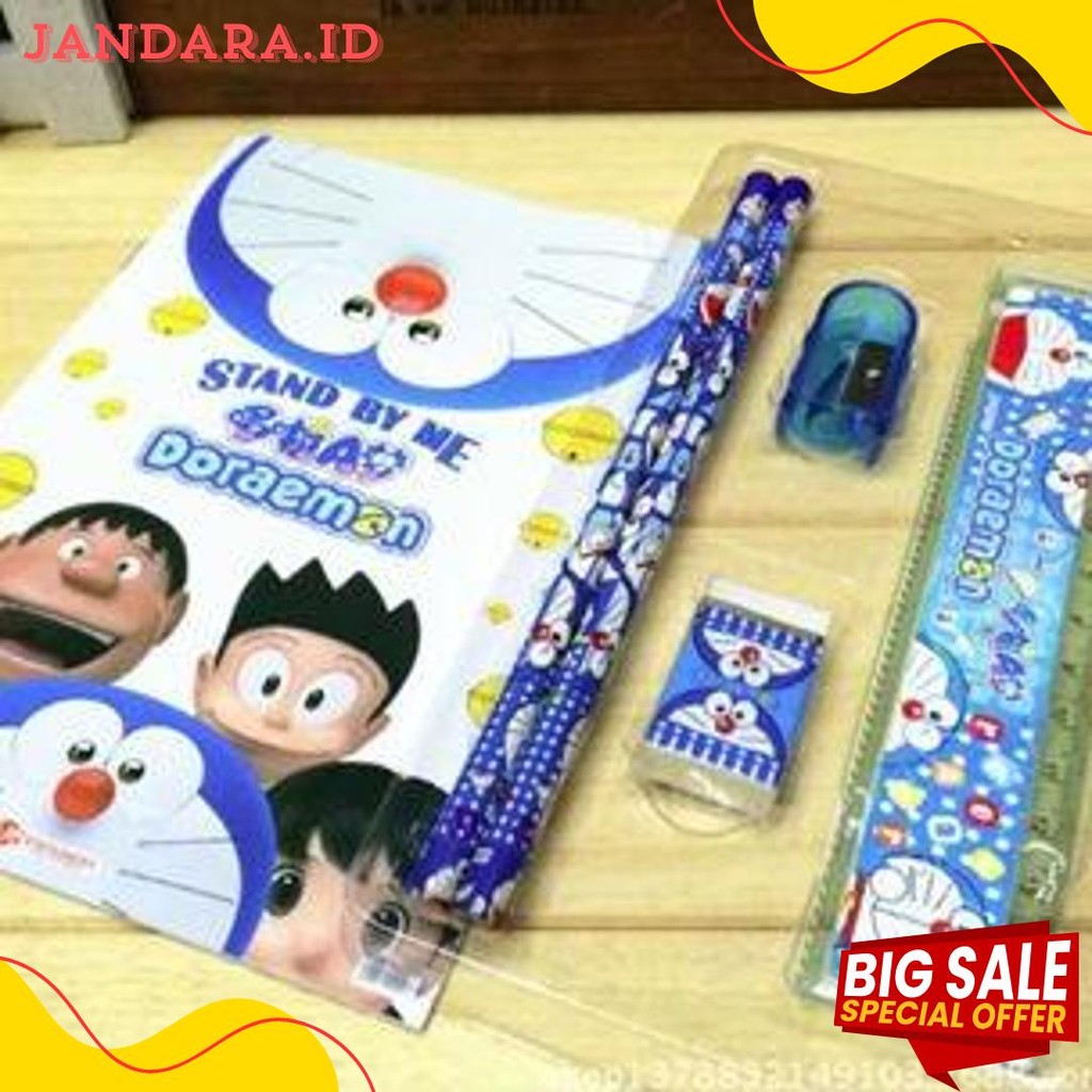 

Ss Stationery Set 6 In 1 Free Bag Alat Tulis Anak Sekolah Buku Pulpen Penghapus Pengaris Flash Sale! Diskon Hingga 70%