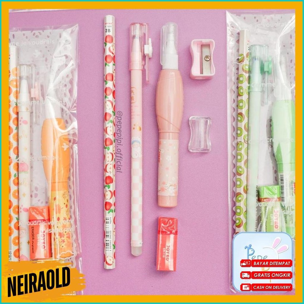 

Set Alat Tulis Mini Versi 1 Paket Ulang Tahun Pulpen Pensil Penghapus Rautan Tip-X Diskon Setengah Harga