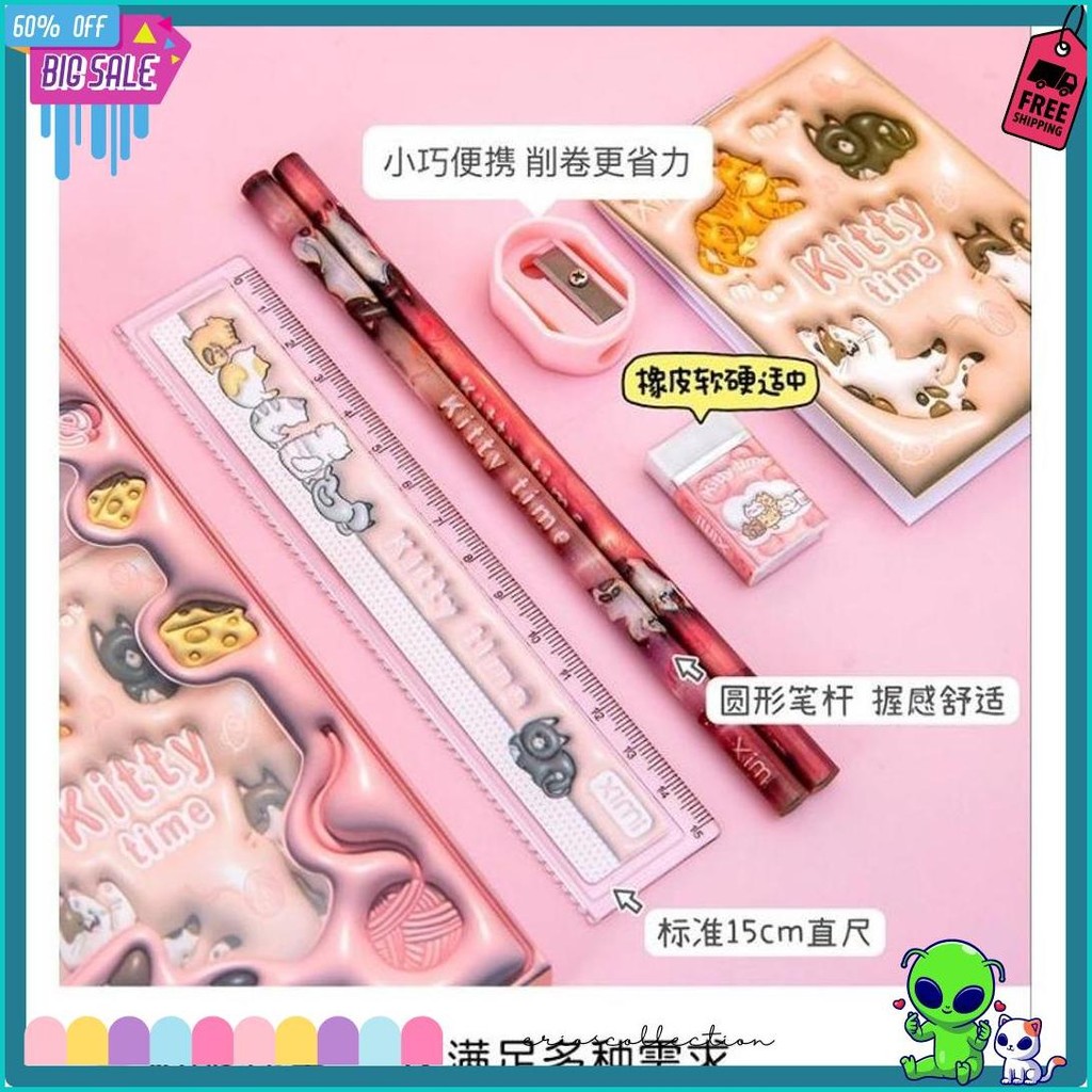 

Pensil Set Kotak 6 Pcs Alat Tulis Sekolah Anak Set Berkarakter Terlengkap Dan Termurah