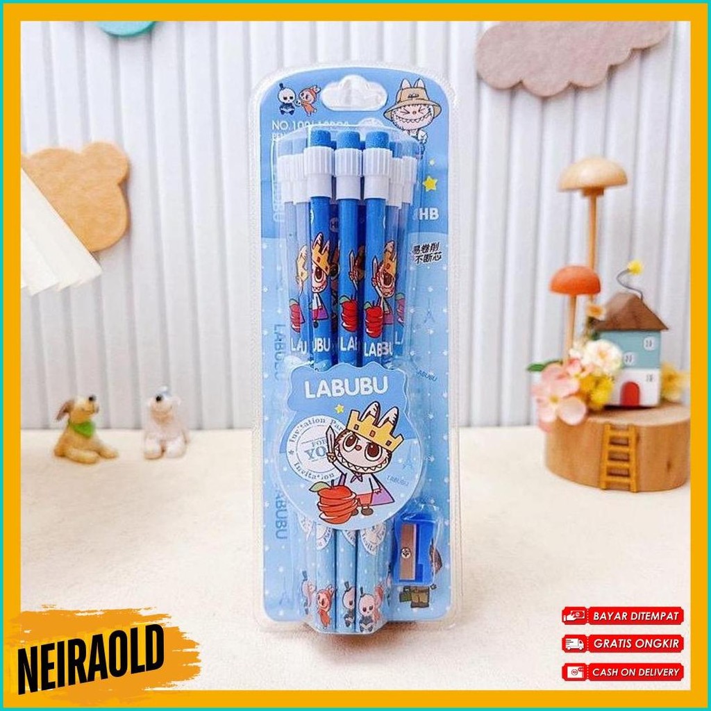 

1 Set 12 Pcs Pensil Anak Motif Capybara & Labubu / Set Pensil Anak Sekolah Lucu Capybara Premium Quality Terlaris! Produk Ini Banyak Dicari