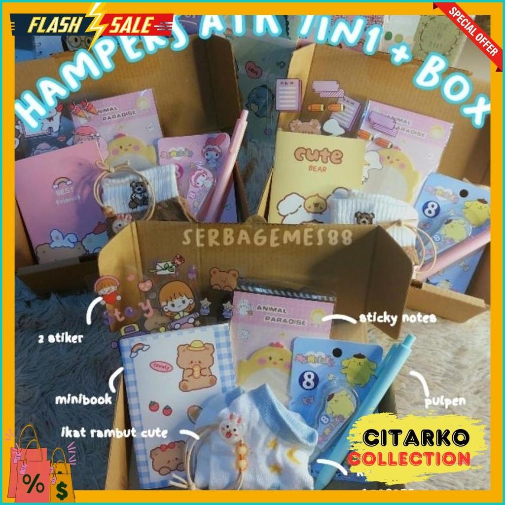 

Serbagemes88 - Set Alat Tulis 7 In 1 Lengkap / Hadiah Hampers Kado Gift Sekolah / Gift Box Cute Ulang Tahun Cewek Cowok / Alat Tulis Set Kado Ultah Murah / Stationery Set Wisuda Perpisahan / Paket Ultah Lucu / Peralatan Sekolah / Kado Unik Anak Anak