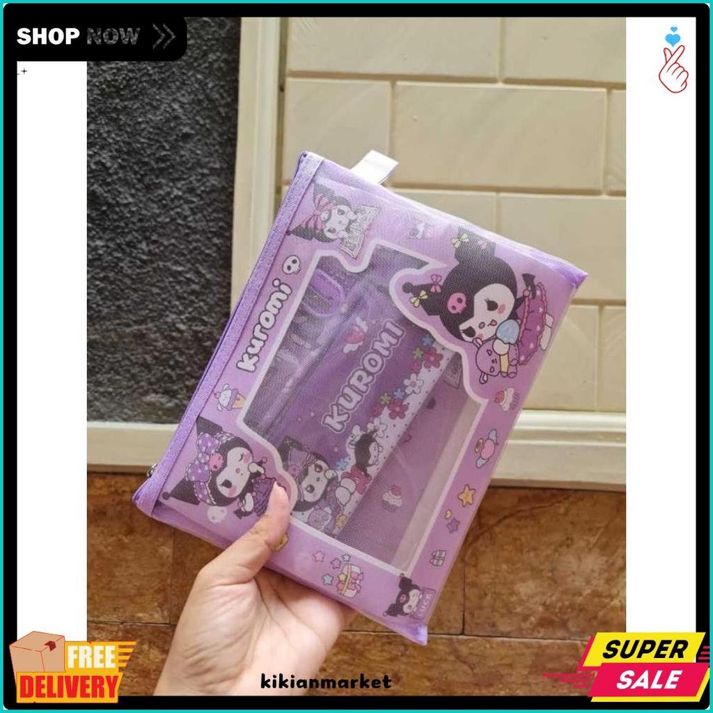 

Set 7 In 1 / Set Alat Tulis Anak Dusgrip Besar Zipper Sanrio Stationary Karakter Kuromi Atk Murah Instan Semarang 6027 Diskon Setengah Harga