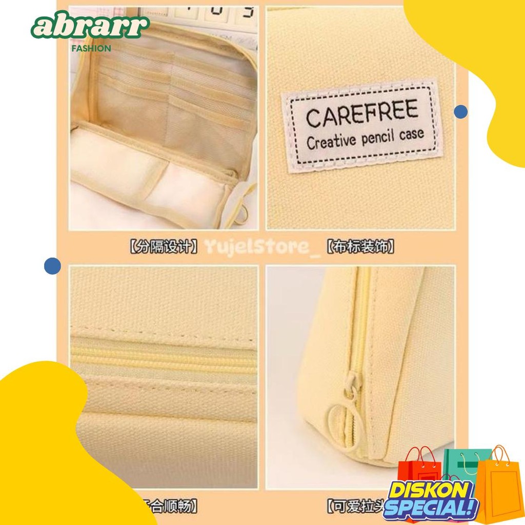 

Tempat Pensil Multifungsi / Tas Perlengkapan Kantor Dan Anak Sekolah / Kotak Pensil Aesthetic Diskon Setengah Harga