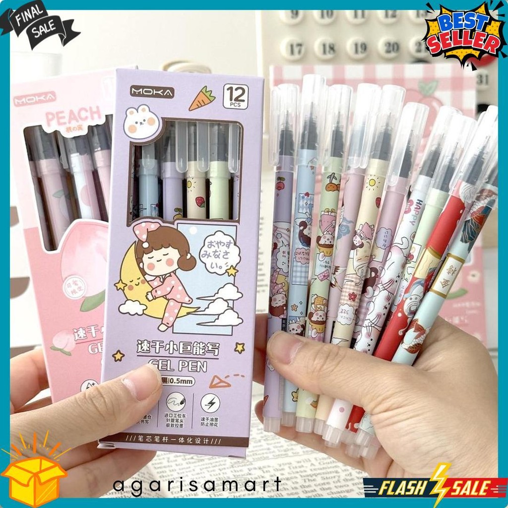 

Moka 1 Set Isi 6Pcs Pulpen Gel Tip Runcing Motif Kartun Lucu Dengan Ujung 0,5Mm Mkp27 Diskon Setengah Harga