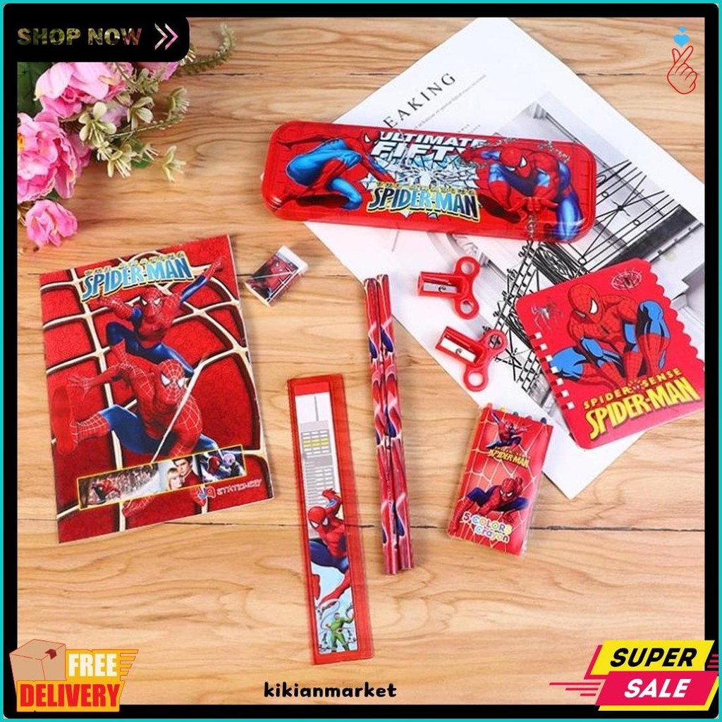 

Reseller Welcome - S5982 Set Alat Tulis 8 In 1 / Set Alat Tulis Anak Motif Kartun / Set Alat Tulis 8 In 1 Lucu / Stationery Set 8 In 1 Lucu Terlengkap Dan Termurah