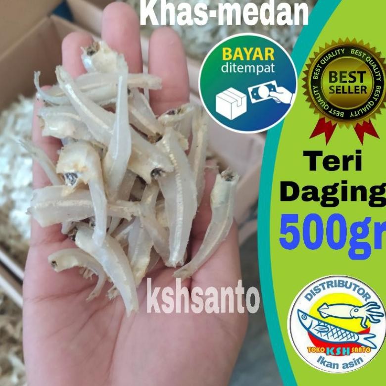 

Ikan asin teri Daging khas medan-500gram