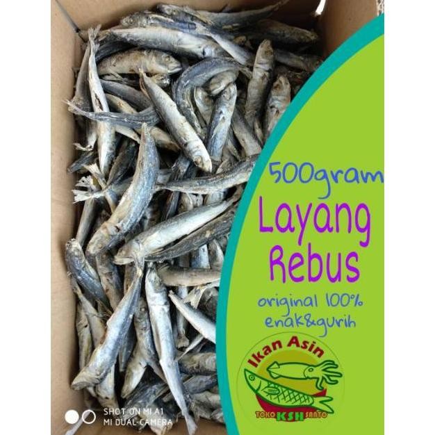 

Ikan asin layang rebus-500gram