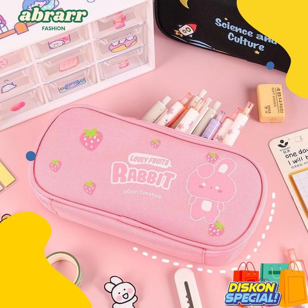 

Bores Tempat Pensil Karakter Kartun Kotak Pensil Serbaguna Motif Animal Kotak Pensil Sleting Lucu Tempat Alat Tulis Perlengkapan Sekolah Kantor Double Layer Kotak Pensil Anak Perempuan Kapasitas Besar Diskon