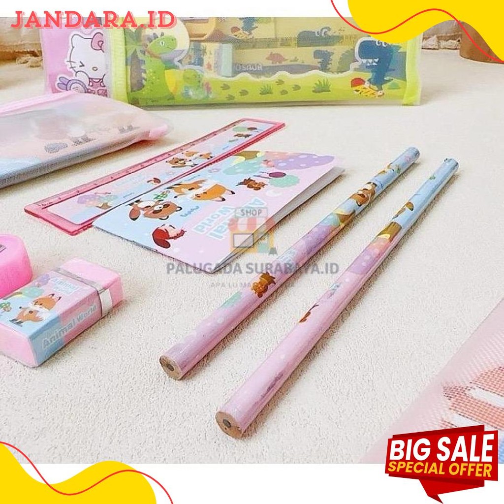 

Pgs Tepak / Kotak Full Set Dengan Alat Tulis Sekolah 6 In 1 Motif Sanrio Labubu Souvenir Anak Diskon Setengah Harga