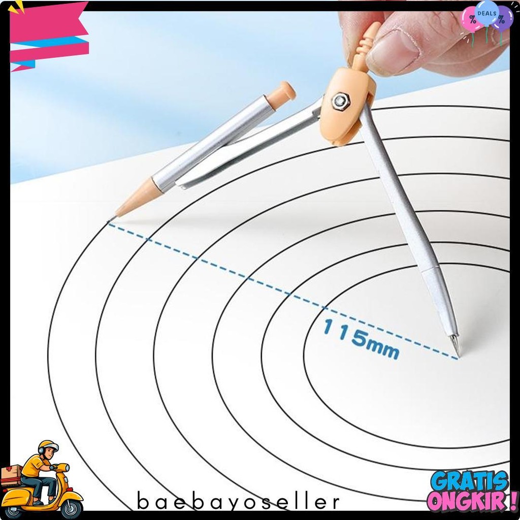 

[Cod] 1 Set 7 Pcs Set Penggaris Set Kompas /Set Matematika /Jangka Set /Compass Set Sekolah Premium Ruler Hadiah Siswa Kotak Besi Flash Sale! Diskon Hingga 70%