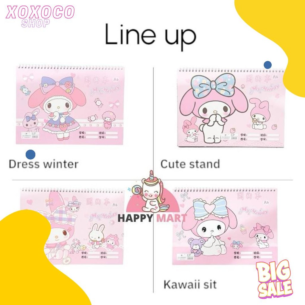 

Buku Gambar My Melody A4 + Free Sticker Terlengkap Dan Termurah