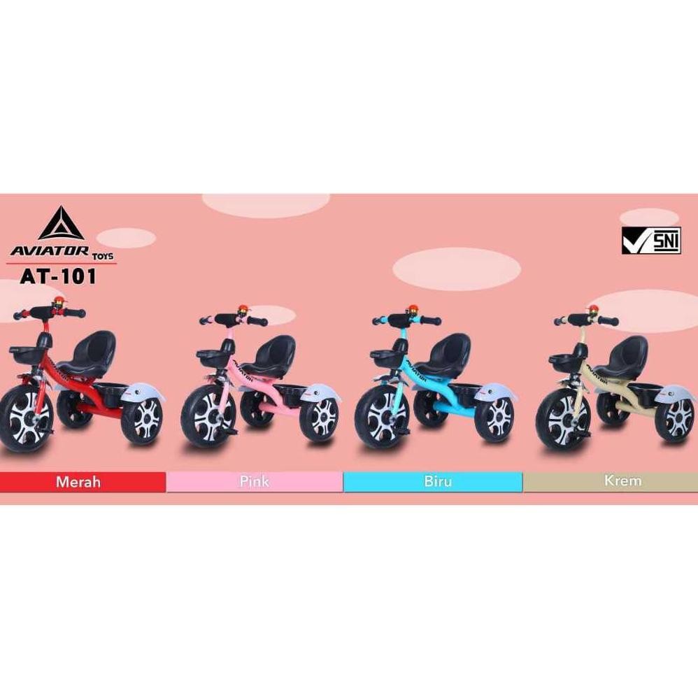 Terlaris Sepeda Anak Roda Tiga Aviator At-101 Dolphin