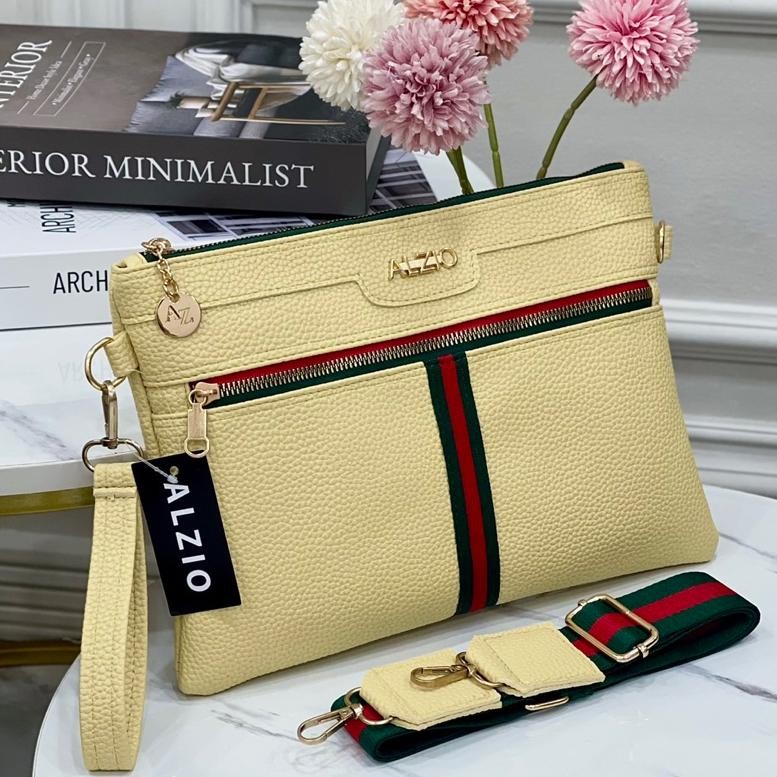 Special ALZIO - tas papirut handbag selempang sling bag - ALZIO CLUTCH GILENA .,
