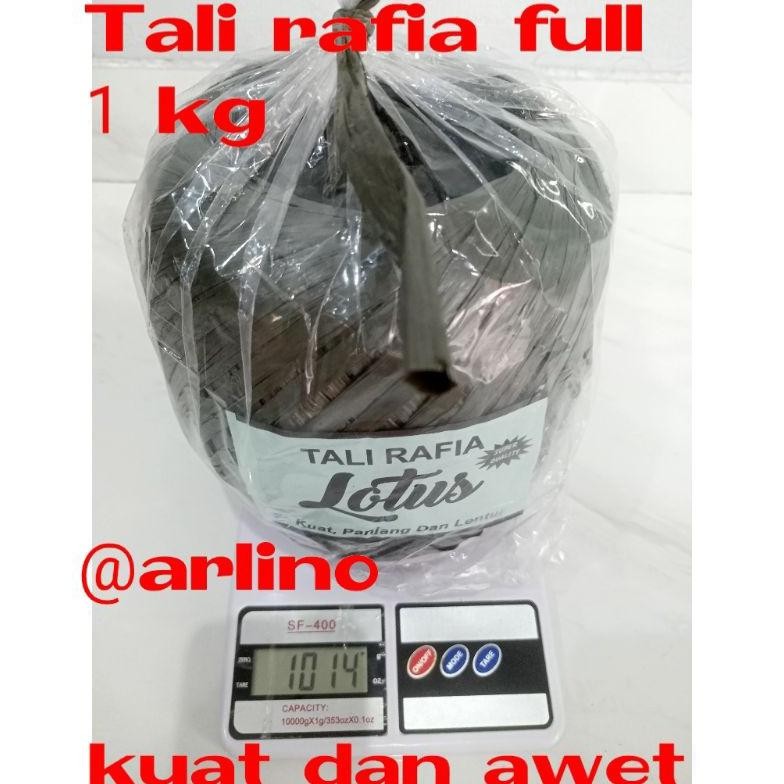 

Kekinian - tali rafia tali plastik full 1 kg hitam