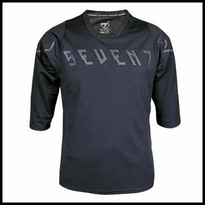 JERSEY SEPEDA SEVEN7 AAROON 77 ENDURO MTB XC AM ROAD SEVEN SEVEN HITAM