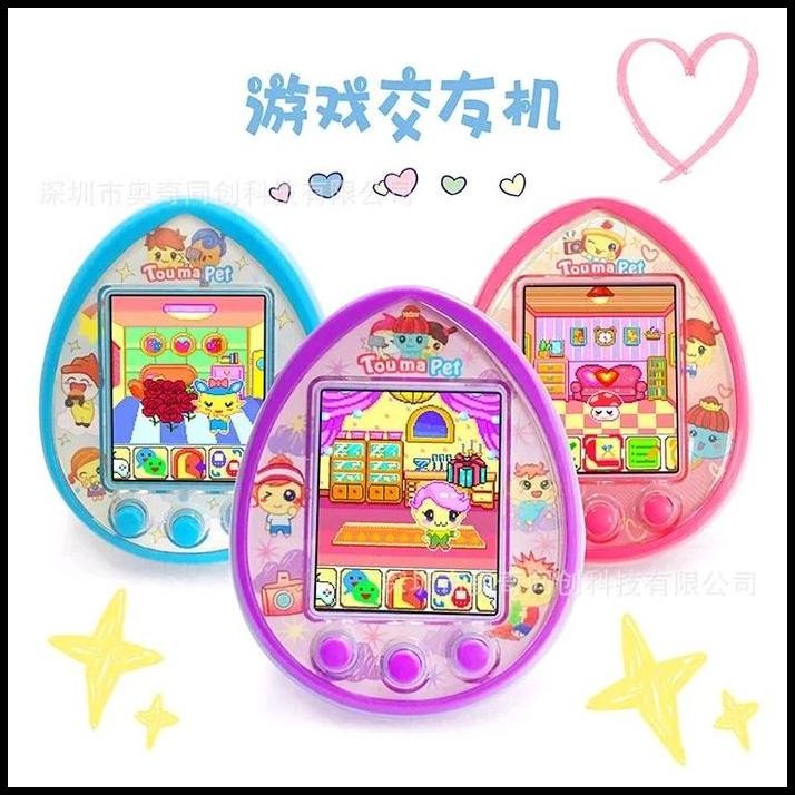 ToumaPet Tamagotchi Layar berwarna Tamagotchi hewan peliharaan