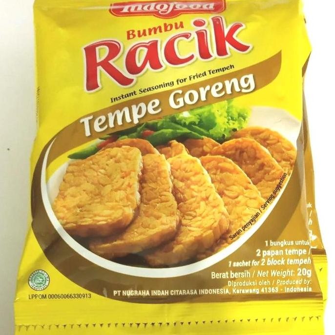 

indofood Racik tempe bumbu instant | per sachet GM