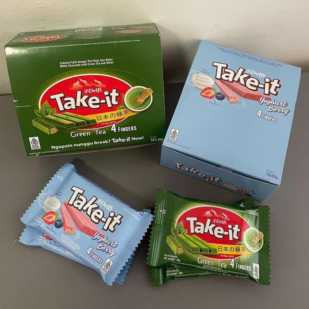 

DELFI TAKE IT 4F 35G ISI 10 PC GREEN TEA / YOGHURT BERRY (NEW) Nugi